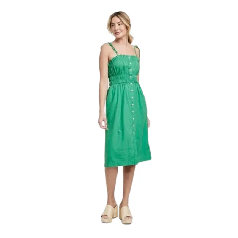 UNIVERSAL THREAD -  Midi Button Up Dress