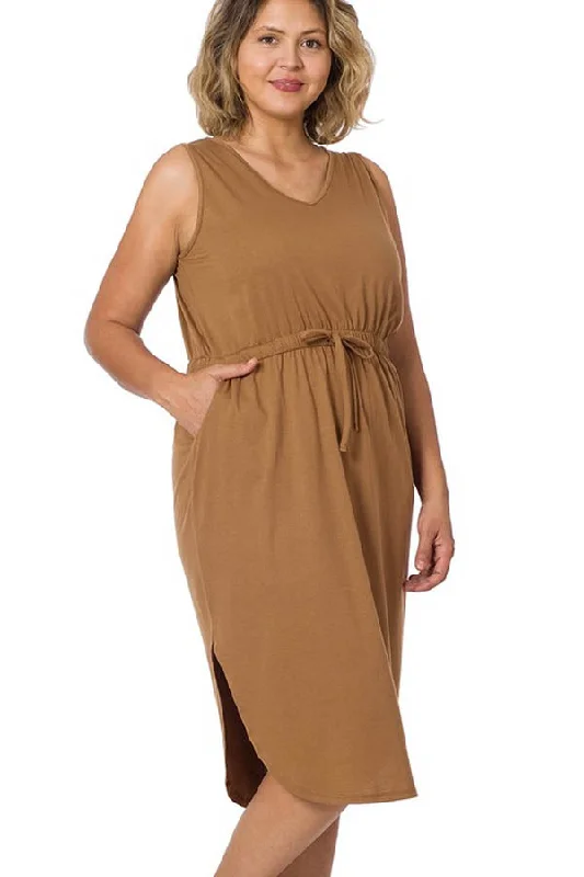 BK Basics PLUS Drawstring Dress