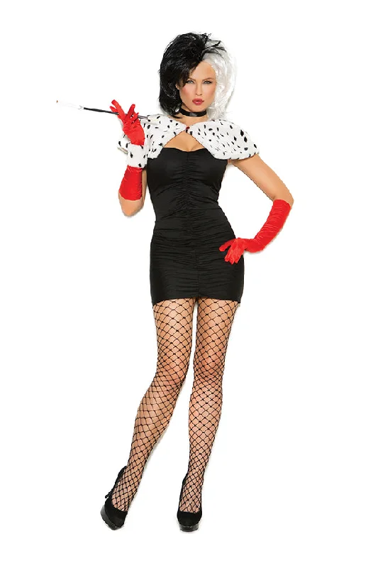 6 Pc. Best Women's Villain Costume Cosplay Xmas Outfit Fancy Dress Sexy Set Christmas Gift Movie 6 Pc. Best Women's Villain Costume Cosplay Xmas Outfit Fancy Dress Sexy Set Christmas Gift Movie