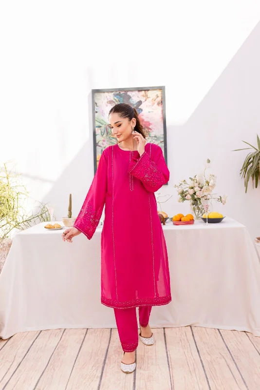 Winters 2PC Embroidered Dress - 1029