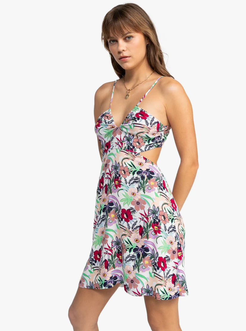 Riviera Nights Tie BackMini Dress