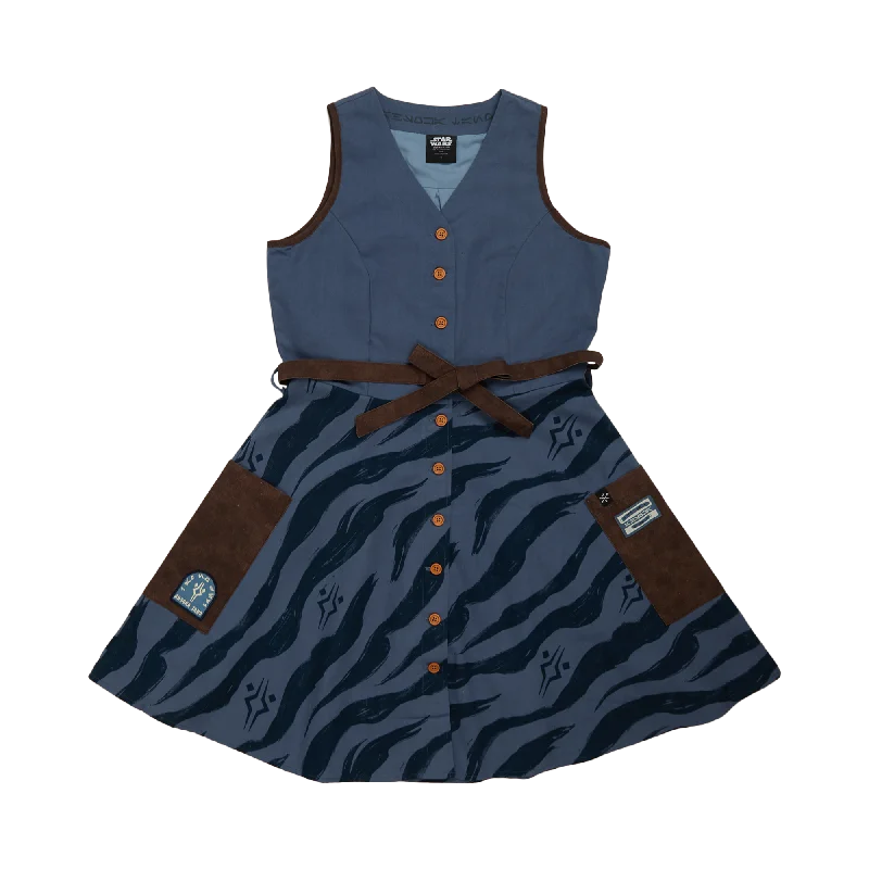 Ahsoka Tano Belted Button-front Dress