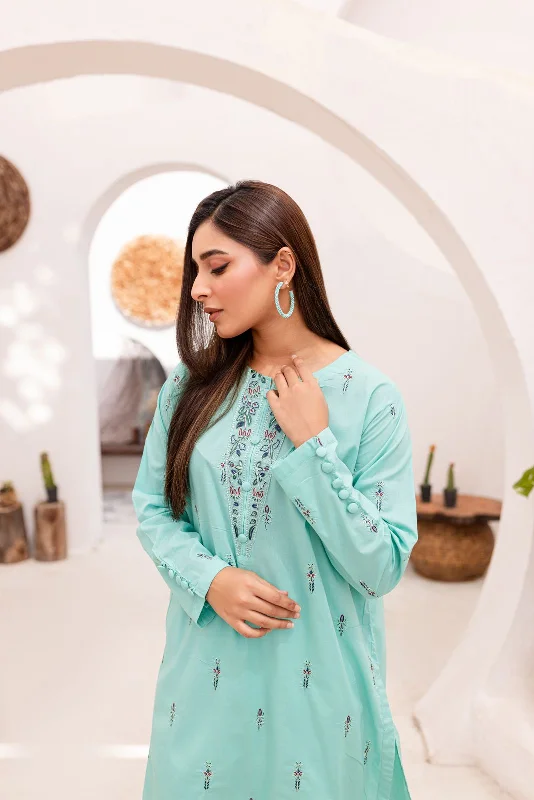 Lawn 2PC Embroidered Dress-1059
