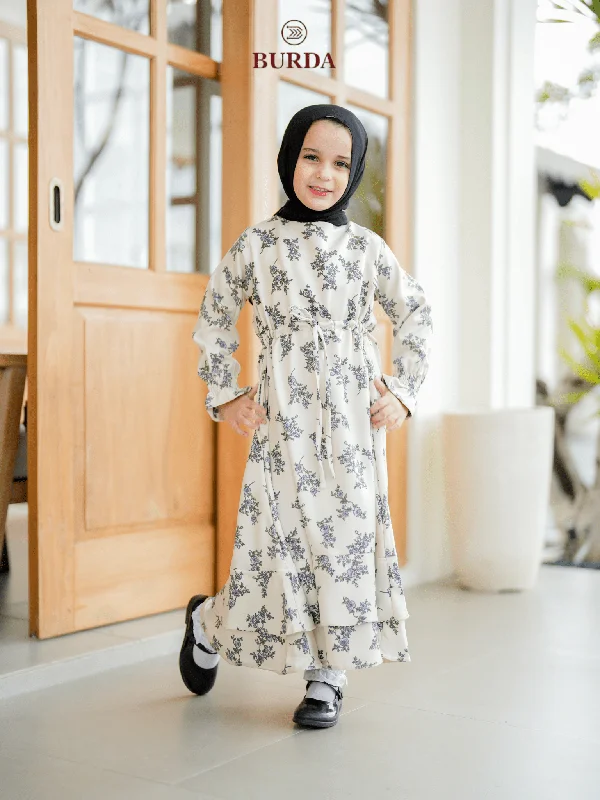 Kid's Bone Floral Dress