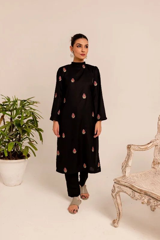2PC Embroidered Dress EM-BB13