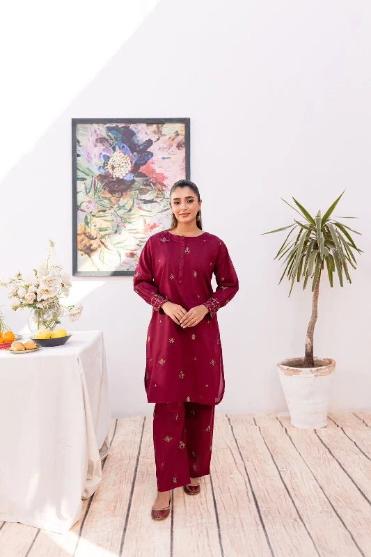 Lawn 2PC Embroidered Dress- 1033