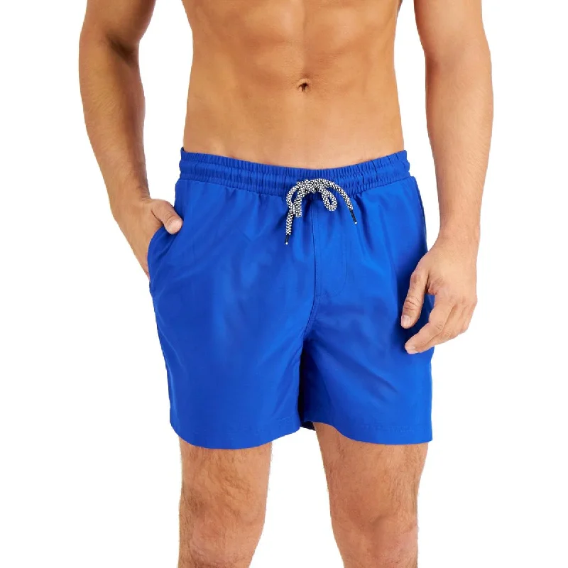 INC Mens Quick Dry 5" Inseam Swim Trunks