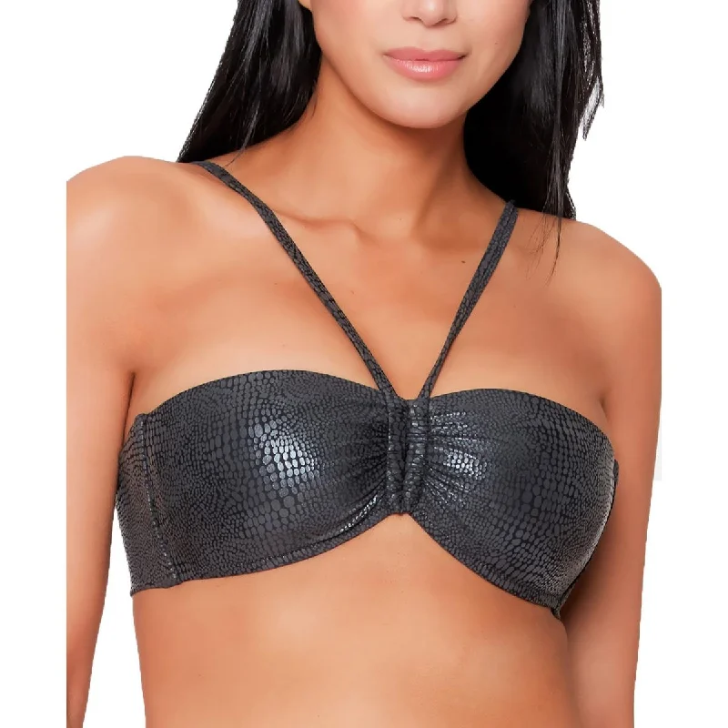 Bar III Womens Beachwear Summer Bikini Swim top Plus-Size Bikini Set