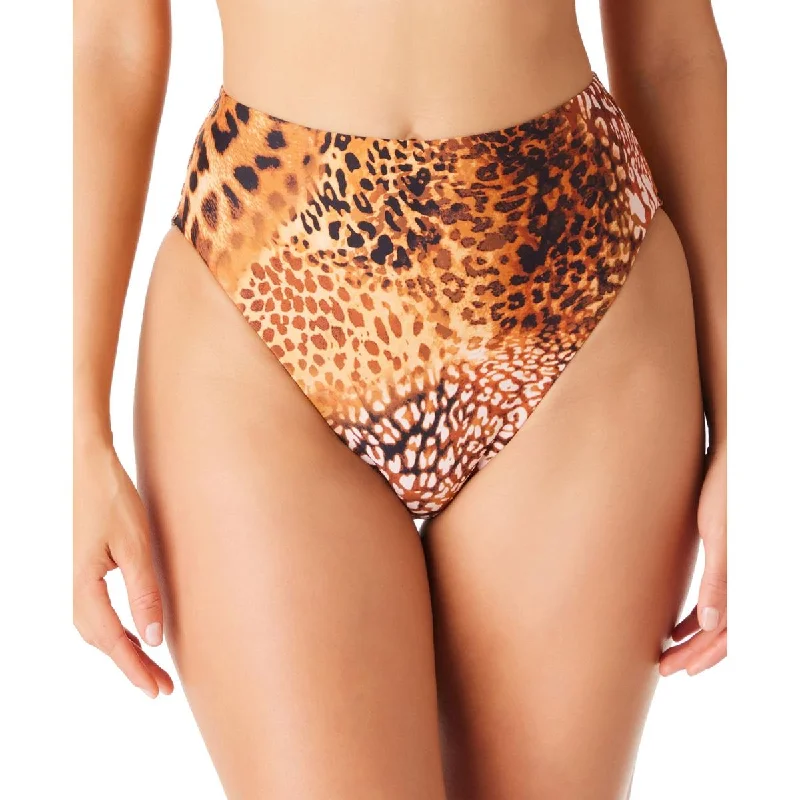 Bar III Womens Cheetah Print High-Rise Swim Bottom Separates Comfortable Swim Shorts Bar III Womens Cheetah Print High-Rise Swim Bottom Separates Comfortable Swim Shorts