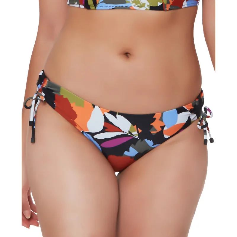 Bar III Womens Floral Lined Swim Bottom Separates Tropical Print One-Piece