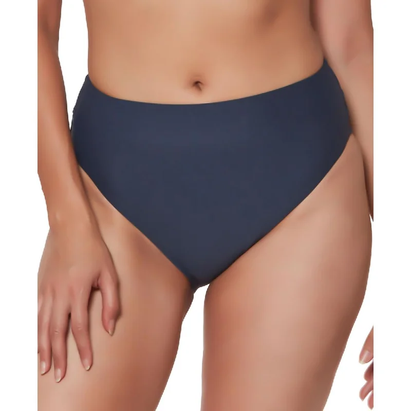 Bar III Womens High-Waist Lined Swim Bottom Separates Swim Skirt Set