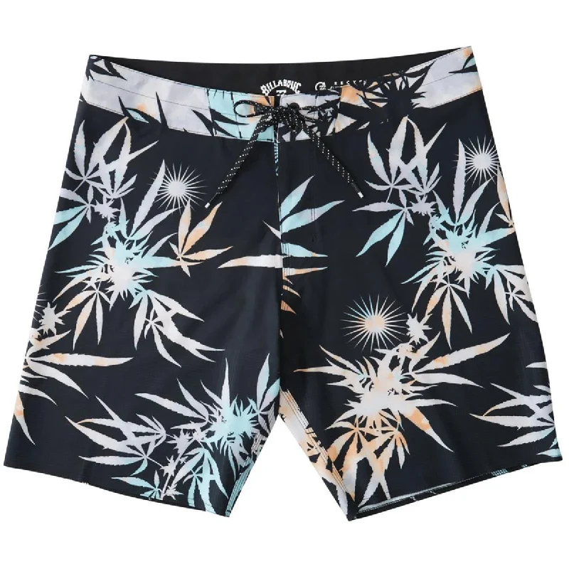 Billabong Mens Sundays Air Printed Polyester Swim Trunks V-Neck Swim Dress