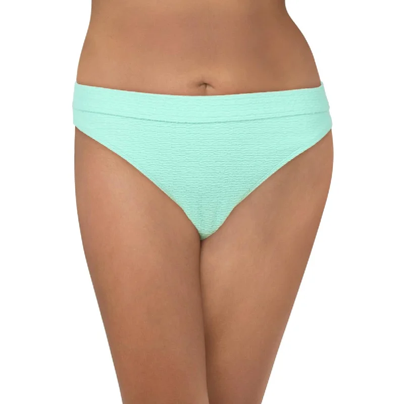 Billabong Womens Ribbed  Swim Bottom Separates Lace-Detail Bikini Set