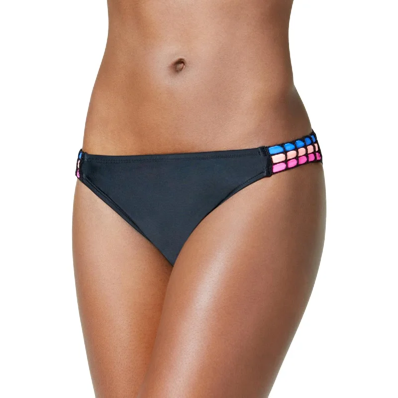 California Waves Womens Hipster Low-Rise Bikini Swim Bottom