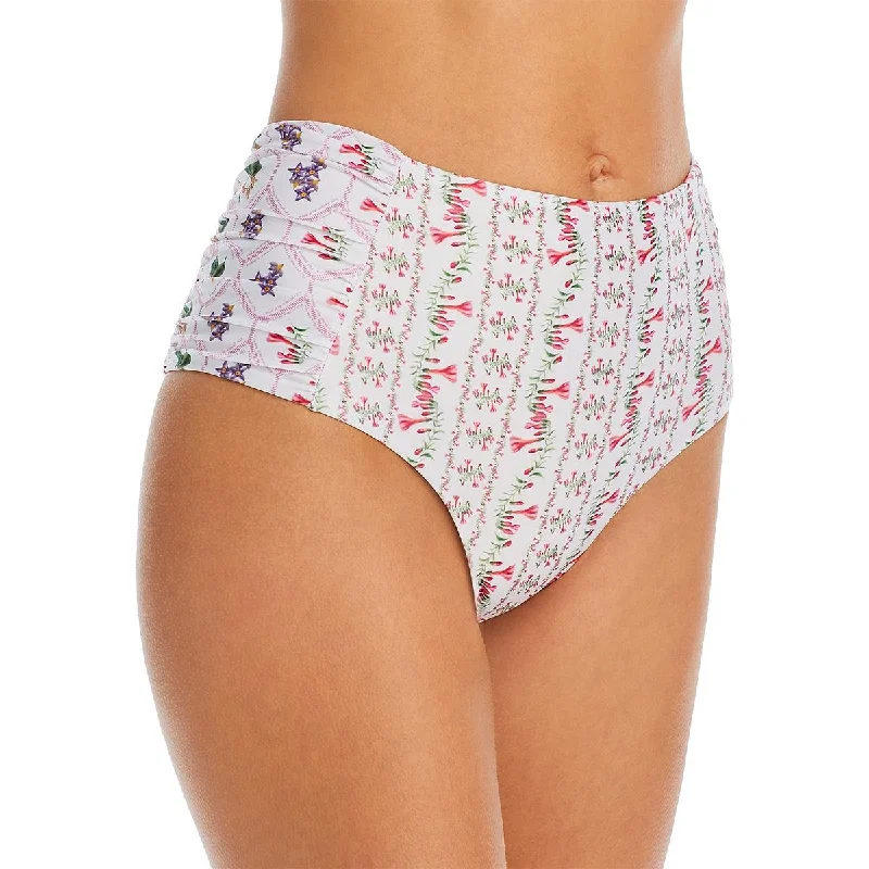 Capittana Womens Isa peruvian flower Printed Swim Bottom Separates Bold High-Cut Bikini Capittana Womens Isa peruvian flower Printed Swim Bottom Separates Bold High-Cut Bikini