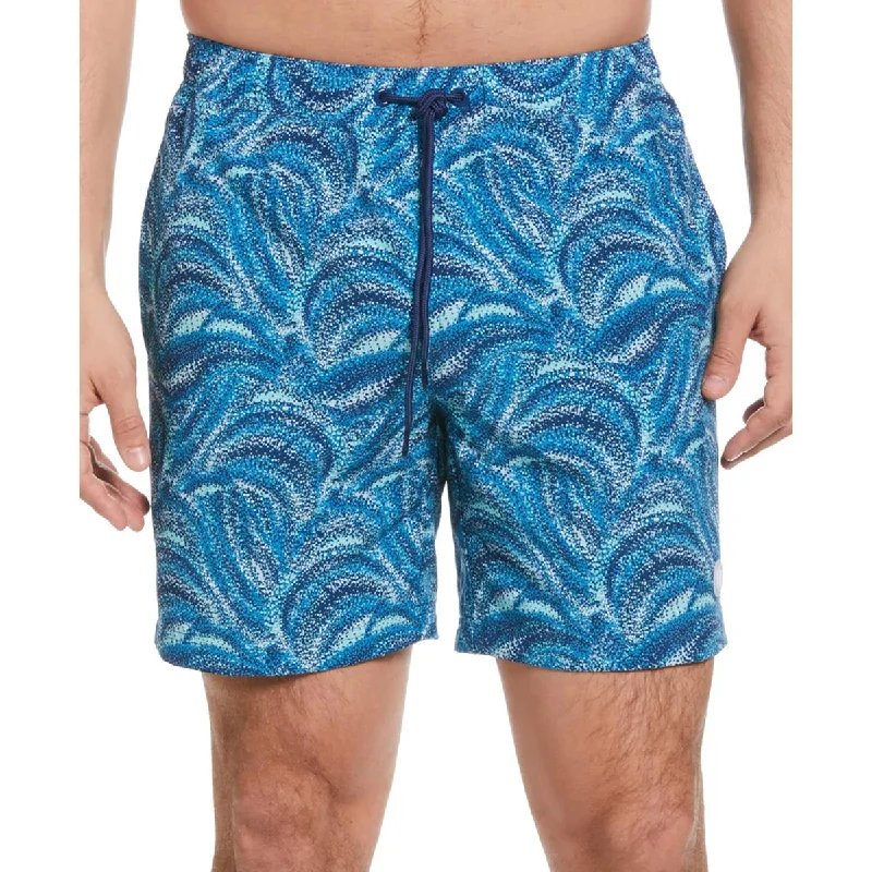 Cubavera Mens Printed  Swim Trunks