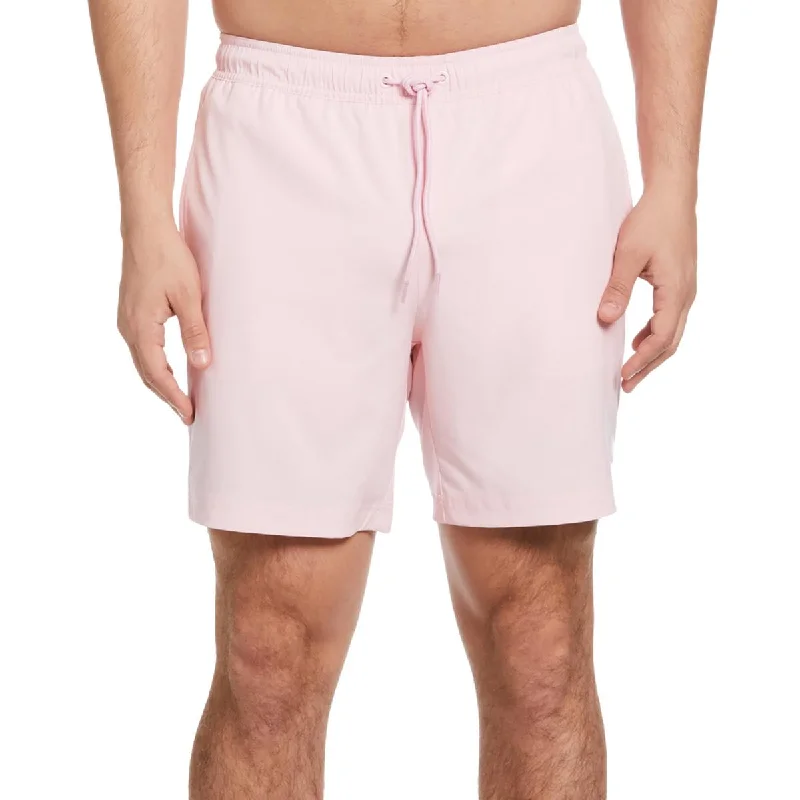 Cubavera Mens Solid  Swim Trunks