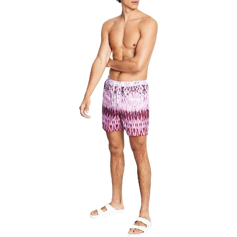 INC Mens Board Short Drawstring Swim Trunks