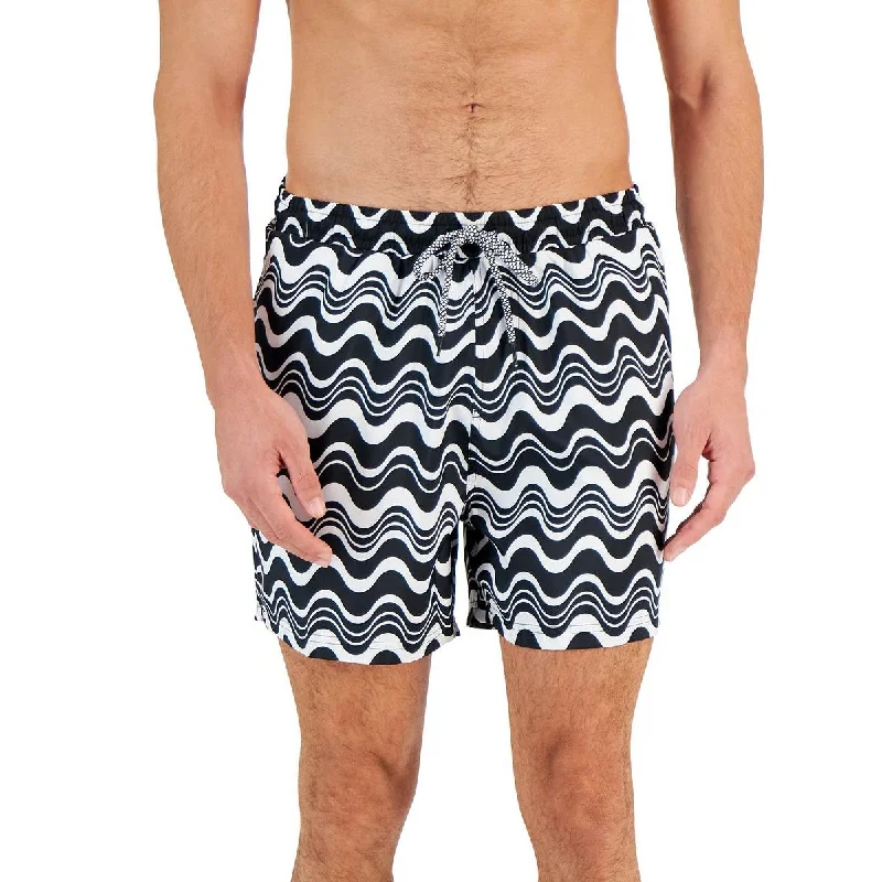 INC Mens Mesh Pattern Swim Trunks