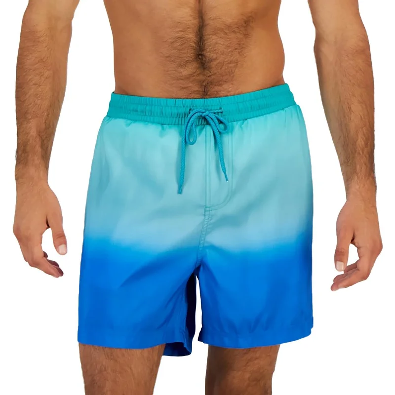 INC Mens Ombre  Swim Trunks Reversible Bikini Set