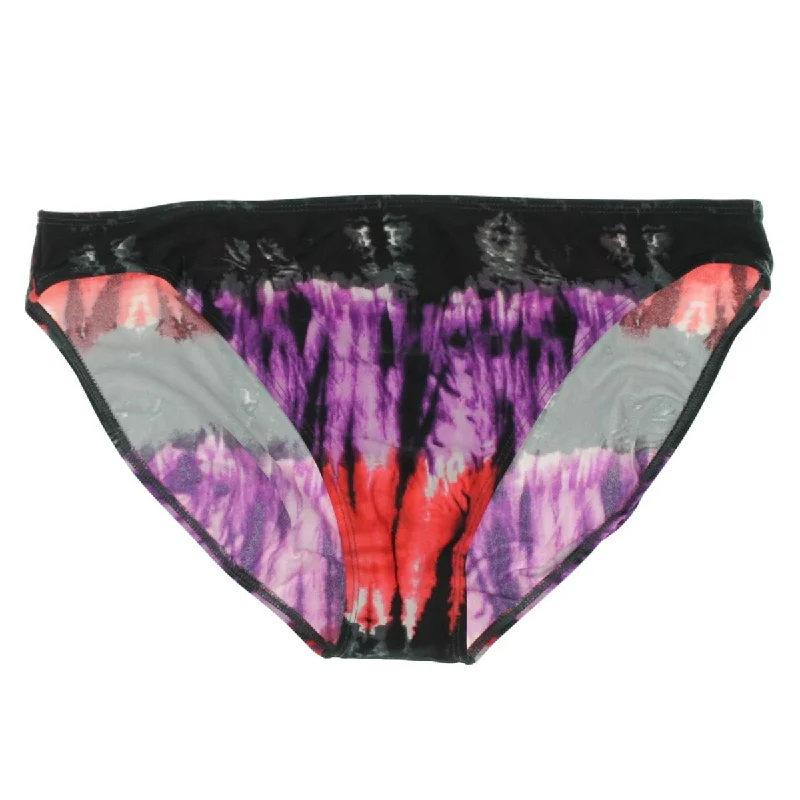 Island Escape Womens Tie-Dye Low Rise Bikini Swim Bottom