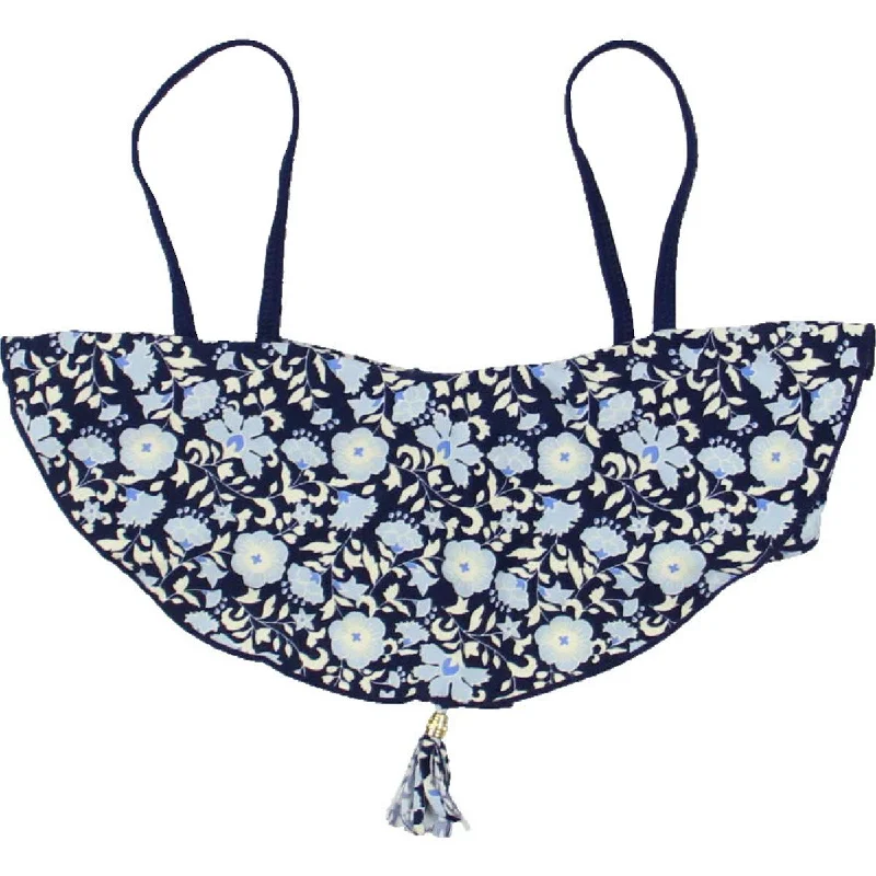 Jessica Simpson Girls Floral Print Swim Top Separates