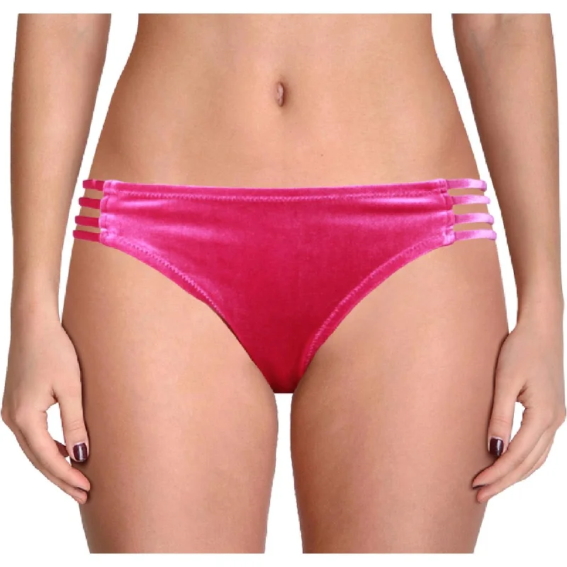 Jessica Simpson Womens Velveteen Hipster Swim Bottom Separates