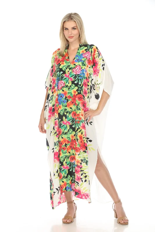 Johnny Was Dani Swim Cover-Up Maxi Kaftan Dress CSW7822BM Boho Chic Chic Swimsuit Cover-Up Johnny Was Dani Swim Cover-Up Maxi Kaftan Dress CSW7822BM Boho Chic Chic Swimsuit Cover-Up