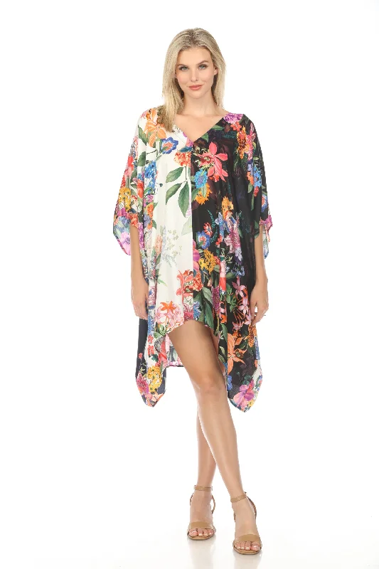 Johnny Was High-Low Swim Cover-Up Kaftan Dress Boho Chic CSW2824 Beach Ready Swimsuit Johnny Was High-Low Swim Cover-Up Kaftan Dress Boho Chic CSW2824 Beach Ready Swimsuit