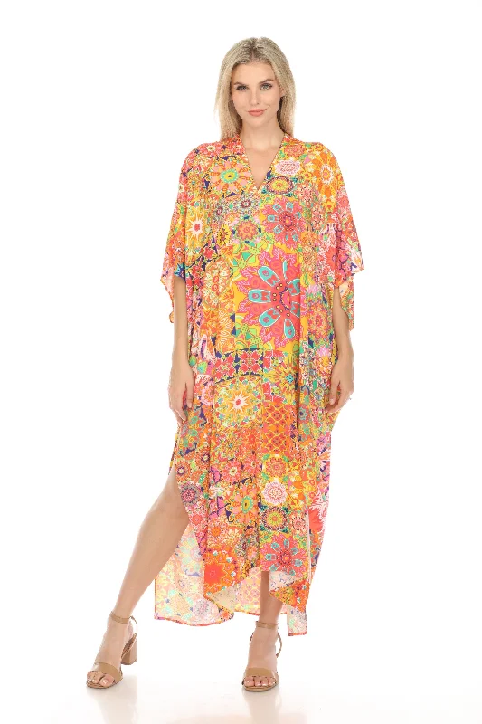 Johnny Was Kaleida Swim Cover-Up Kaftan Dress Boho Chic CSW5524-F Comfortable Swim Shorts Johnny Was Kaleida Swim Cover-Up Kaftan Dress Boho Chic CSW5524-F Comfortable Swim Shorts