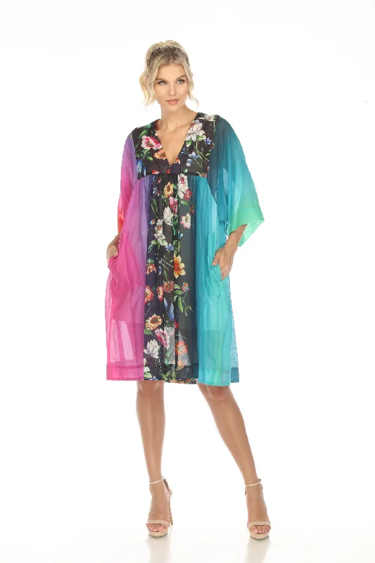 Johnny Was Ombre Garden Easy Swim Cover-Up Dress Boho Chic CSW8023-Y Comfortable Swim Dress Johnny Was Ombre Garden Easy Swim Cover-Up Dress Boho Chic CSW8023-Y Comfortable Swim Dress