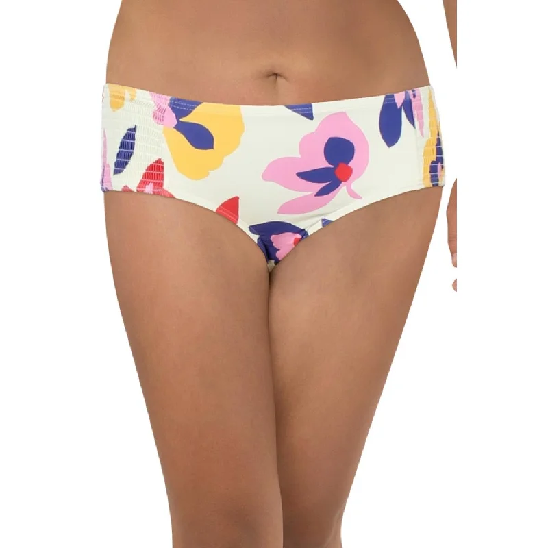 Kate Spade New York Womens Printed Nylon Swim Bottom Separates Ruffled Swimsuit Top