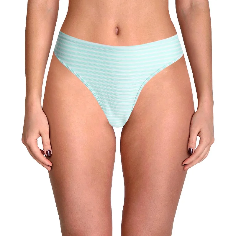 L Space Womens Pierre Hipster Striped Bikini Swim Bottom Minimalist One-Piece