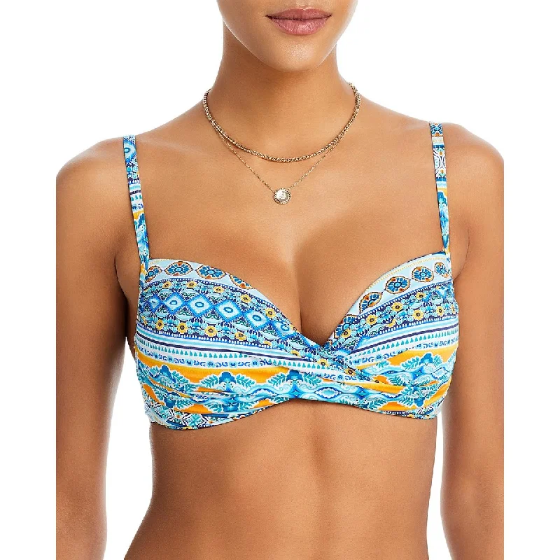 La Blanca Womens Beachwear Nylon Bikini Swim top Stylish Swimsuit Set