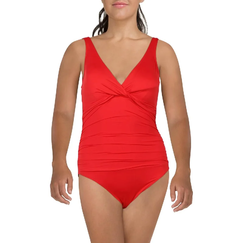 Lauren Ralph Lauren Womens Underwire Nylon One-Piece Swimsuit Classic Two-Piece Bikini Lauren Ralph Lauren Womens Underwire Nylon One-Piece Swimsuit Classic Two-Piece Bikini