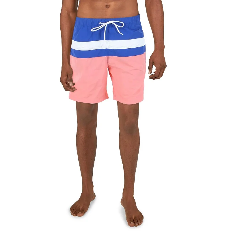 Nautica Mens Quick Dry Board Shorts Swim Trunks Adjustable Bikini Bottoms