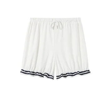 white swimming trunks