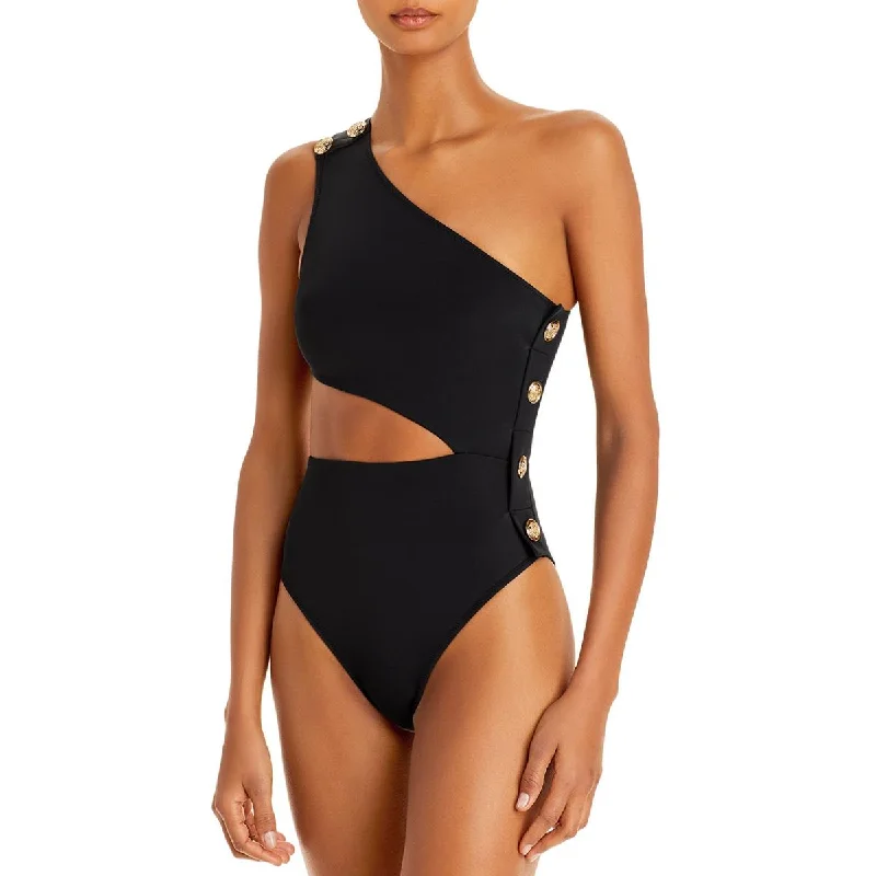 Oye Womens Embellished Cut-Out One-Piece Swimsuit Sexy Swimwear Set