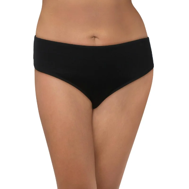 Sea Level Swim Womens Solid Nylon Swim Bottom Separates Flirty Ruffle Swimsuit