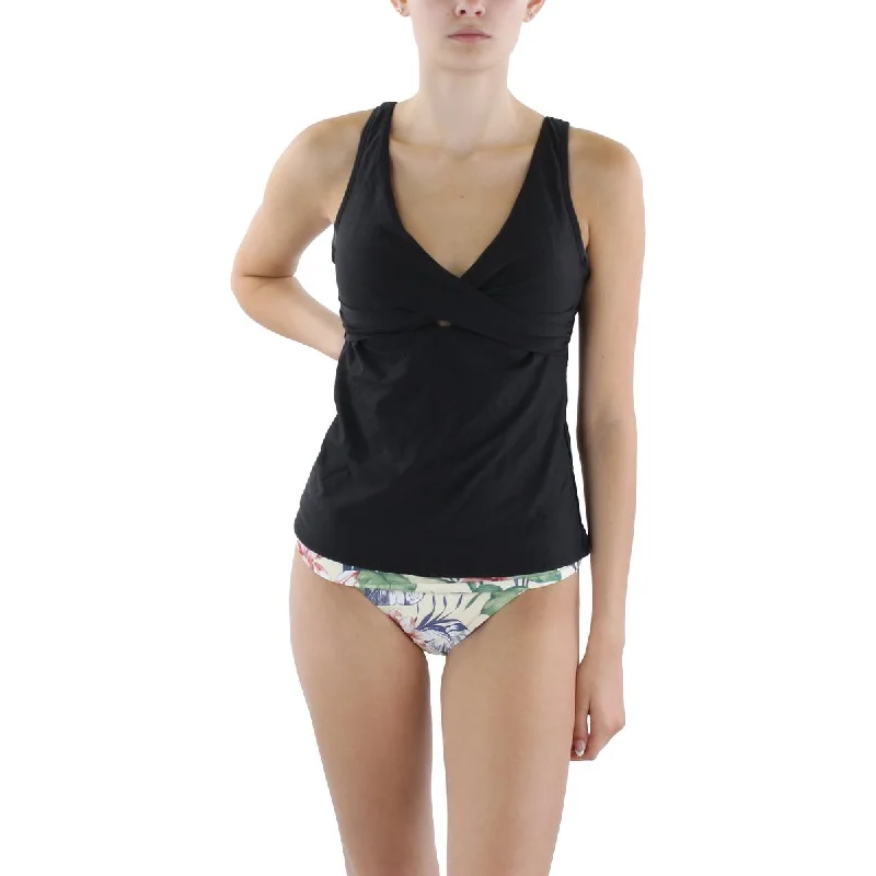 Sunsets Womens Elsie Tankini Underwire Nylon Tankini Swim Top Sleek Racerback Swimsuit Sunsets Womens Elsie Tankini Underwire Nylon Tankini Swim Top Sleek Racerback Swimsuit