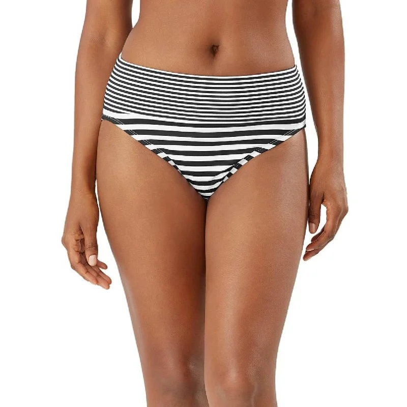 Tommy Bahama Womens High Waist Striped Swim Bottom Separates