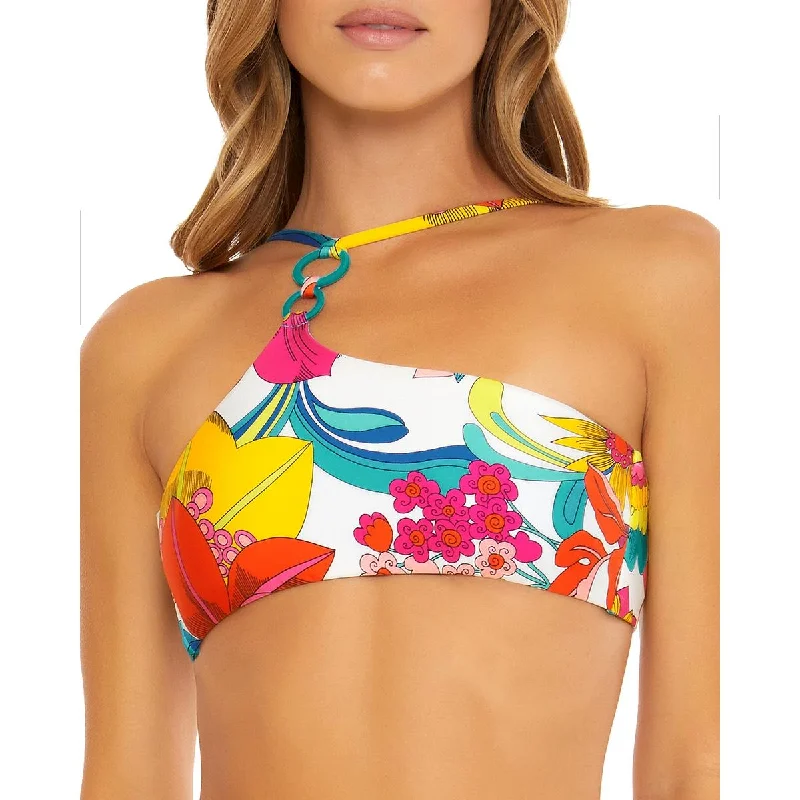 Trina Turk Womens Fontaine Bandeau Top Beachwear Summer Bikini Swim top Halter Top Bikini