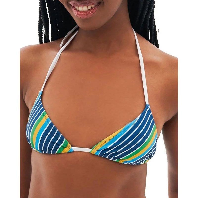 Tropic of C Womens Praia Striped Slide Bikini Swim Top