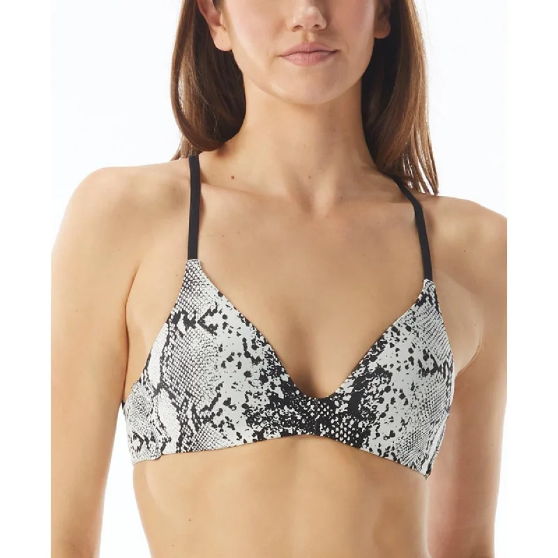 Vince Camuto Womens Animal Molded Cups Bikini Swim top Two-Piece Beachwear