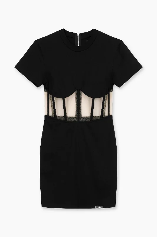 ANGELA MINI DRESS | BLACK