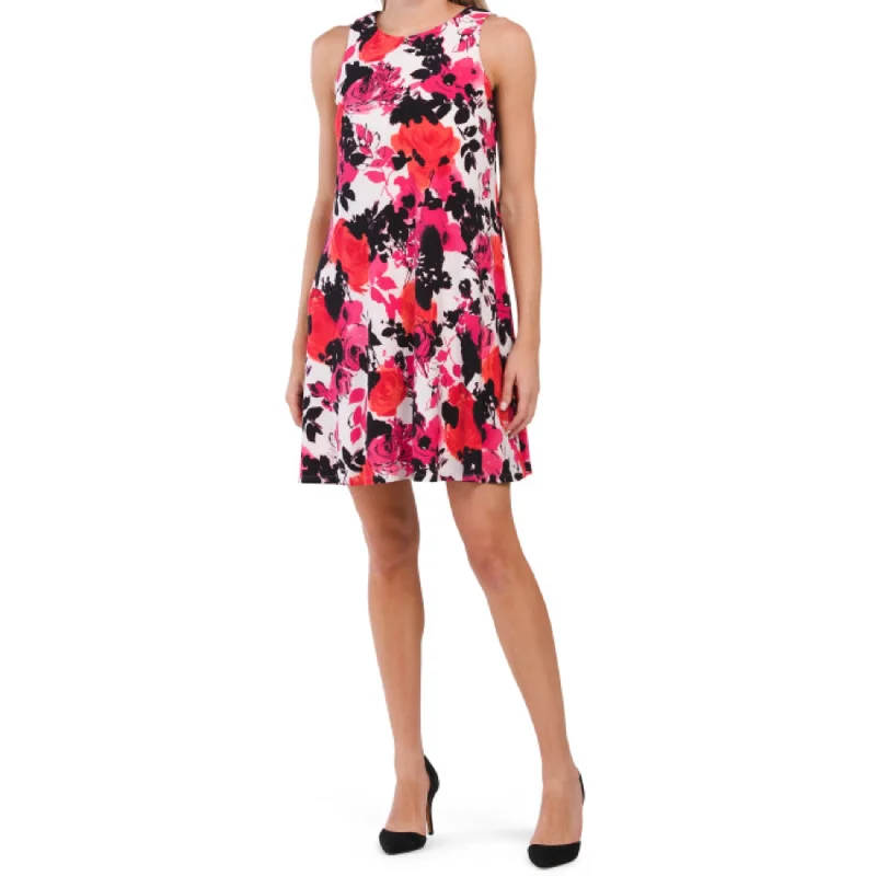 Anne Klein Gwen Floral Print Mini Dress