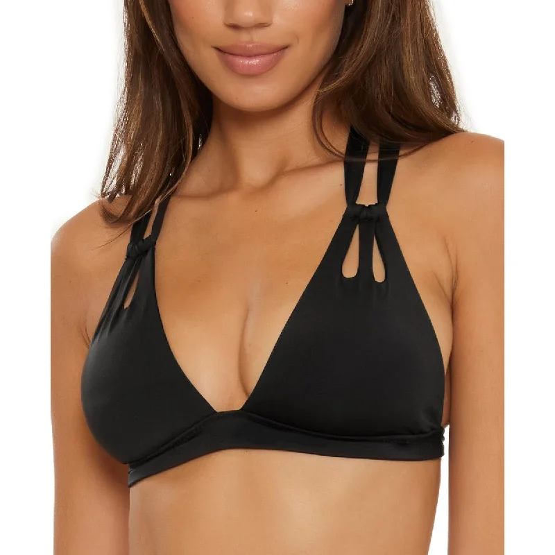 Becca by Rebecca Virtue Womens Solid Removable Padding Bikini Swim top Retro-Inspired Bikini Set Becca by Rebecca Virtue Womens Solid Removable Padding Bikini Swim top Retro-Inspired Bikini Set