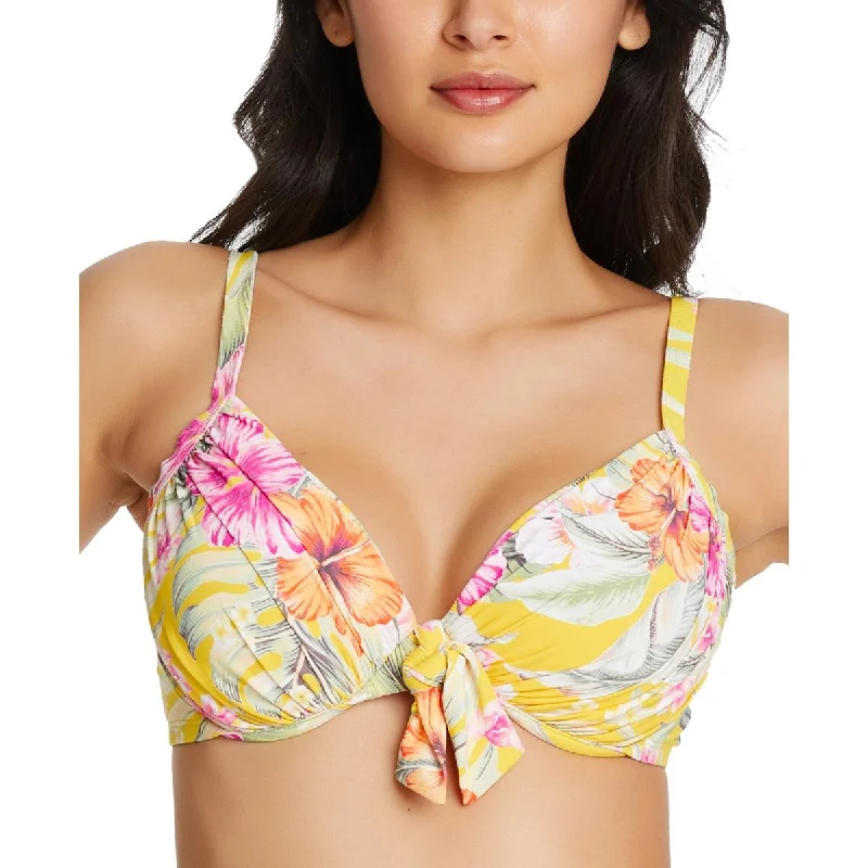 Bleu Rod Beattie Womens   Floral Molded Cups Bikini Swim top Classic Swimsuit Design
