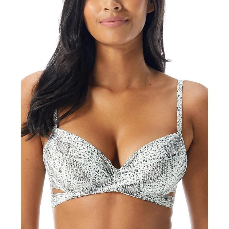 Coco Reef Womens Underwire Molded Cups Bikini Swim top Luxury Swimsuit Style