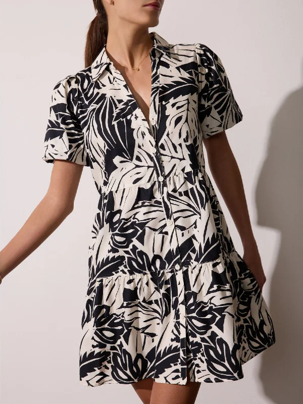 The Havana Mini Dress Chic Mini Dress with V-Neck